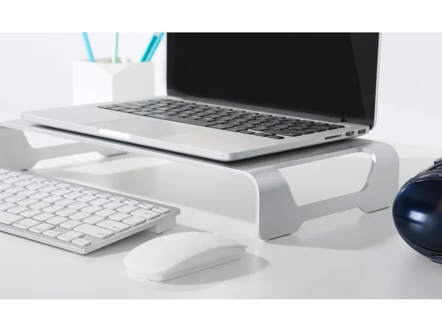 Aluminum Monitorverhoger Hoogte 60 mm