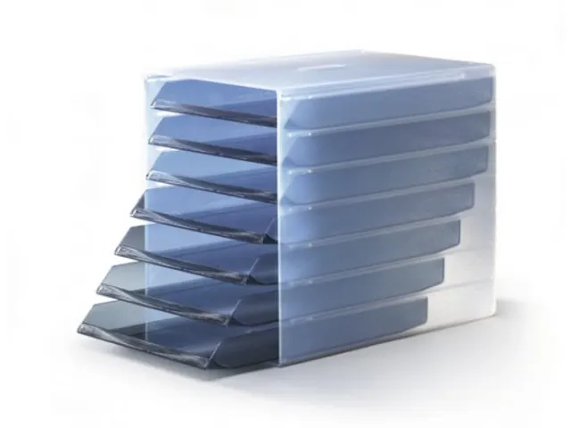 Durable Ladenkast Idealbax Grijs Transparant 7 Laden