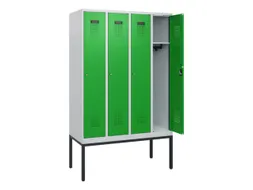 schoollocker,HxBxD 1950x1200x500mm,4vak,vak B 300mm,cil.-slot