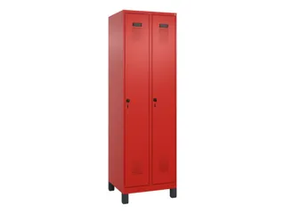 locker,HxBxD 1950x600x500mm,2vak,vak B 300mm,draaigrendel,voeten - 3