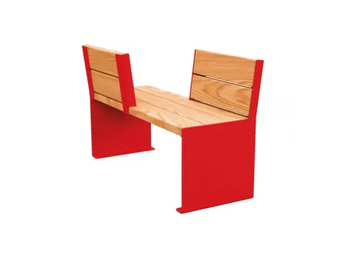 zitbank,B 1200mm,3latten,hout-zitting licht eikenhout,zitting H 450mm