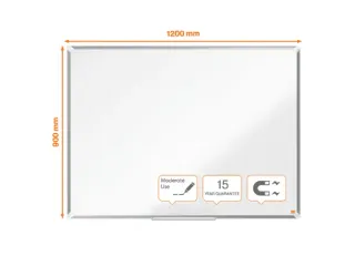 Whiteboard Nobo Premium Plus 90x120cm staal - 3