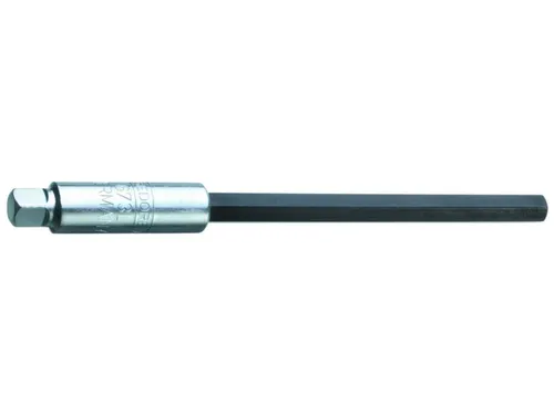 673 L Inzetstukhouder lang 1/4 inch zeskant - 1/4 inch vierkant