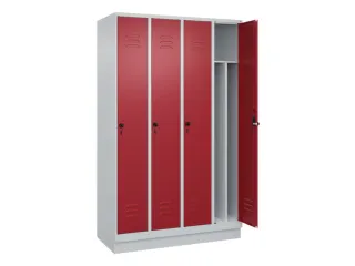 locker voor scheiding van kleding,HxBxD 1950x1200x500mm,4vak - 2