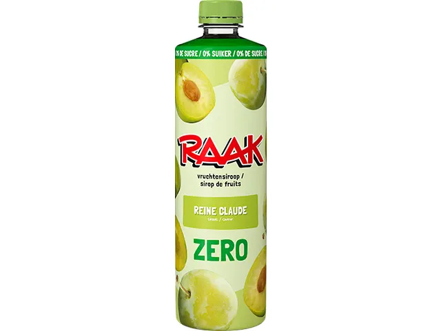 Siroop RAAK reine claude zero sugar 750ml