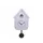 Wandklok NeXtime Twitter 21,5x41,5 cm lavendel