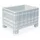 Stapelcontainer Pe 800x1200x800mm 520 liter 350kg 4 Poten Grijs