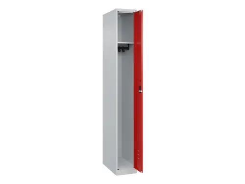 locker,HxBxD 1850x250x500mm,1vak,vak B 250mm,cil.-slot,staand op vloer