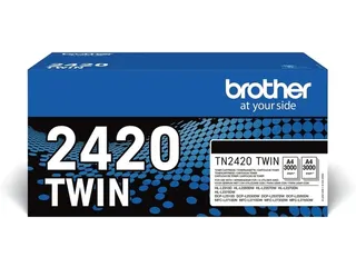 Toner Brother TN-2420TWIN zwart - 1