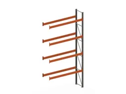 palletstelling,aanbouwveld,HxBxD 5500x2800x800mm,vakl. 2400kg