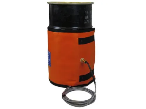Verwarmingsmantel,V. 30L Vat,Buiten Glasvezel/Silicone,Oranje
