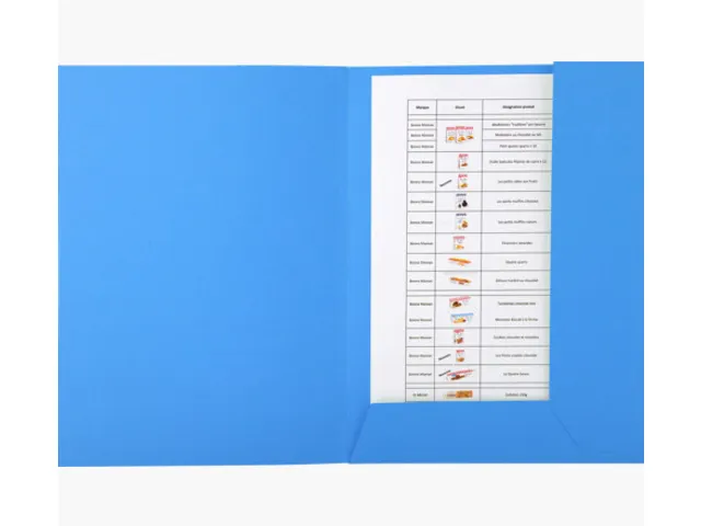 Dossiermap Exacompta Forever 290gr A4 2 kleppen blauw