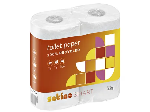 Toiletpapier Satino Smart MT1 2-laags 200vel wit 062420