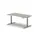 Elektrisch ihv bureau,HxBxD 650-1310x1600x900/800mm,blad lichtgrijs