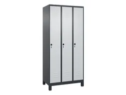 locker voor scheiding van kleding,HxBxD 1950x900x500mm,3vak