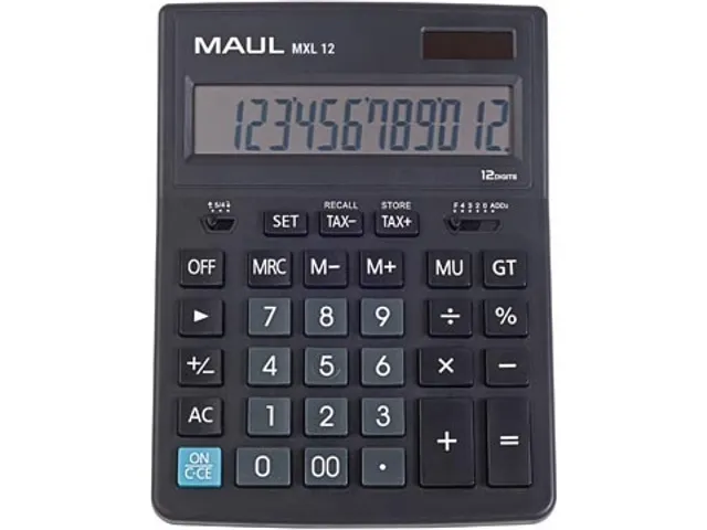bureaurekenmachine MXL 12, zwart