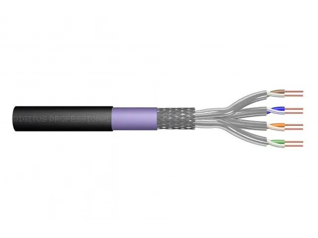 CAT 7 S-FTP buitenkabel 1200 MHz AWG 23/1 Eca zwart/violet