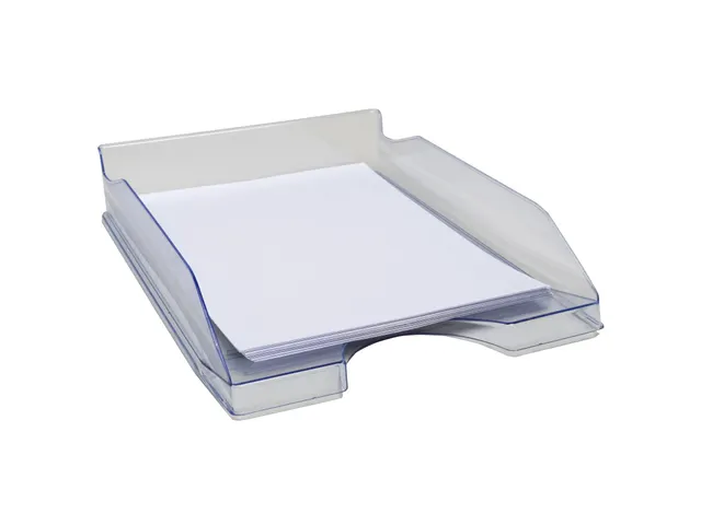 Corbeille à courrier Ecotray Linicolor - Bleu glacé