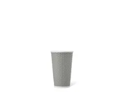 Beker porselein Les Artistes Paris 450ml siliconen grip Licht Grijs