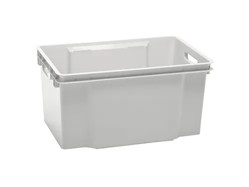 Crownest Opbergbox 50 Liter Lichtgrijs