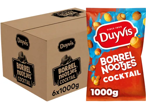 Borrelnootjes Duyvis cocktail zak 1000 gram