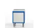 chariot-armoire,force 600kg,2plateau(x),plateau Lxl 1150x700mm