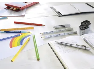 Puntenslijper Faber-Castell 2001 trio grip zilver - 10