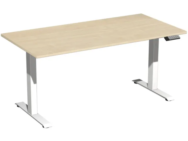 Bureau à hauteur réglable élec. HxlxP 730-1230x1600x800mm