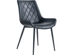 Vergaderstoel Kunstleer Zwart Cortez Zwart 4-poots frame