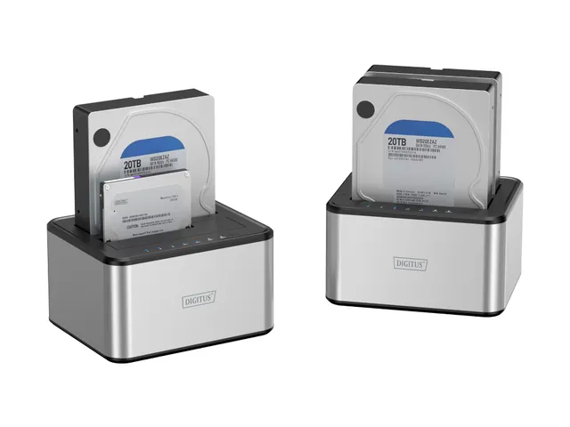 DIGITUS USB 3.0 dubbel SATA HDD docking station 2,5 3,5