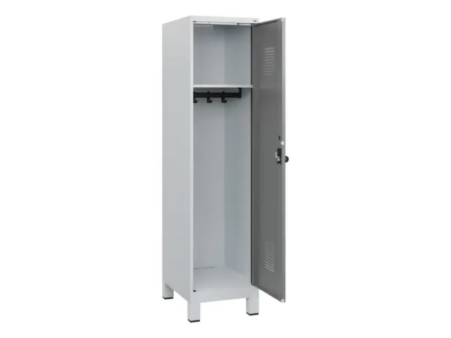 schoollocker,HxBxD 1630x400x500mm,1vak,vak B 400mm,draaigrendel,voeten