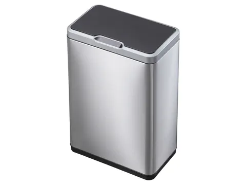 Afvalbak EKO Mirage Sensor 20+20 Liter mat RVS