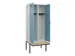 locker met bank,voor scheiding van kleding,HxBxD 2120x800x815mm,2vak