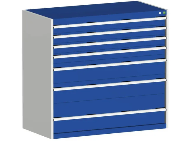 Ladekast Hxbxd 1200x1300x650mm 7 Laden H 4x100 2x200 1x300mm