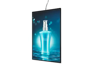 Slide-in posterframe Slim A1 LED verlicht Zwart - 1