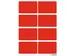 HERMA 3692 Universele etiketten 26x40mm Rood 40 stuks