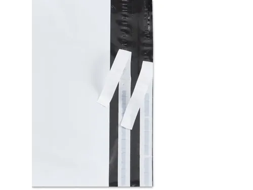 Verzendzak Bodemvouw 390x430mm 60µm met kleefbare klep 500 Stuks