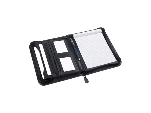 Schrijfmap Rillstab Excellent deluxe A5 lederlook zwart