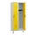 schoollocker,HxBxD 1630x600x500mm,2vak,vak B 300mm,draaigrendel,voeten