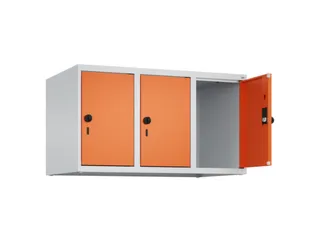 opzetkast,v. locker,3vak.,vak B 300mm,HxBxD 500x900x500mm,vleugeldeur - 2