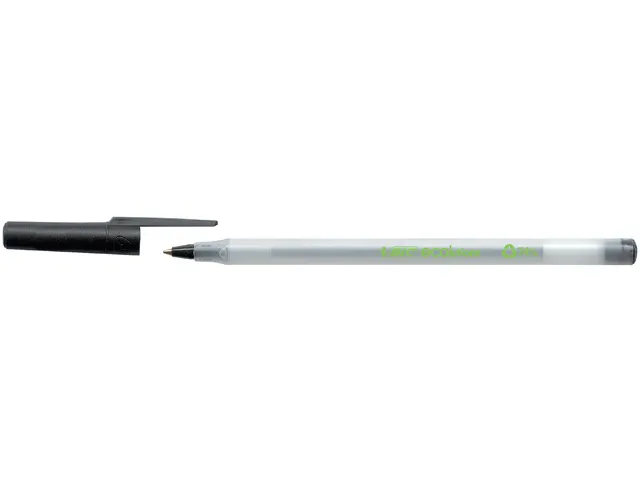 Balpen Bic Ecolutions round stic medium zwart