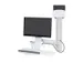 StyleView combo-systeem Sit-Stand, kleine CPU-houder (wit)