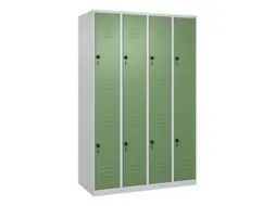 dubbeldekse locker,HxBxD 1850x1200x500mm,4x2vak.,vak B 300mm