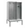 locker met bank,voor scheiding van kleding,HxBxD 2120x1200x815mm,4vak
