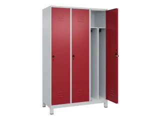 locker voor scheiding van kleding,HxBxD 1950x1200x500mm,3vak - 2