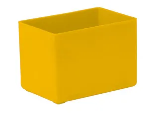 Inzetbak HxLxB 54x80x53mm Polystyreen Geel 50 stuks - 1