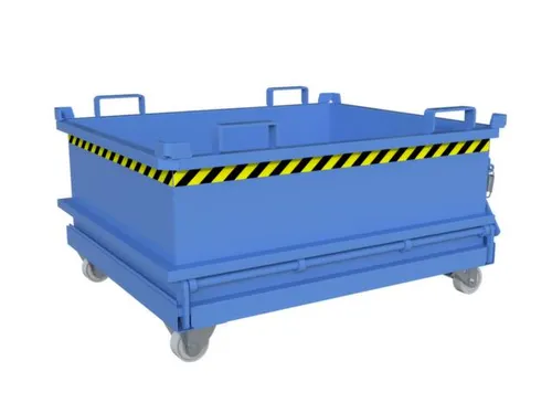 mini-bodemklepcontainer,HxLxB 625x1000x1200mm,0,37m³,inrijbeugel,staa
