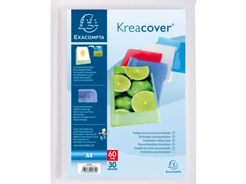 Showalbum A4 Assorti 30 Tas Halfharde Polypropyleen Kaft Kreacover