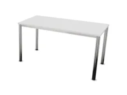 vergadertafel,HxBxD 740x1400x700mm,rechthoekig,Bl-wit