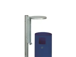 Afvalverzamelaar Wand-/Buisbevestiging 30 Liter Verzinkt Romp Ral5010